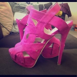 Pink Open Toe Sandals